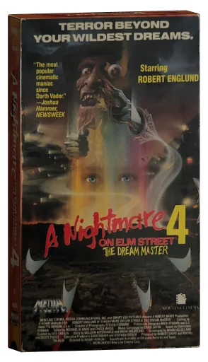 A Nightmare on Elm Street 4: The Dream Master VHS, Media Home Entertainment