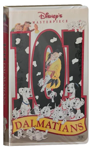 One Hundred and One Dalmatians VHS, Disney Home Video