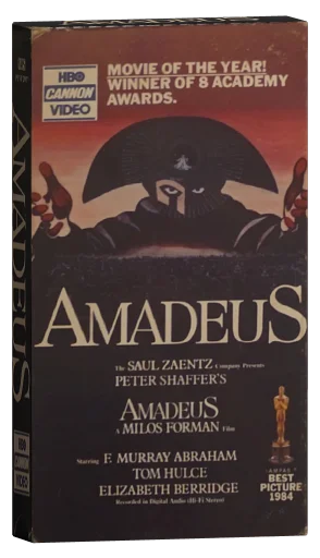 Amadeus VHS, HBO Cannon Video