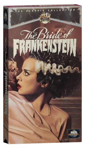Bride of Frankenstein VHS, MCA Universal Home Video