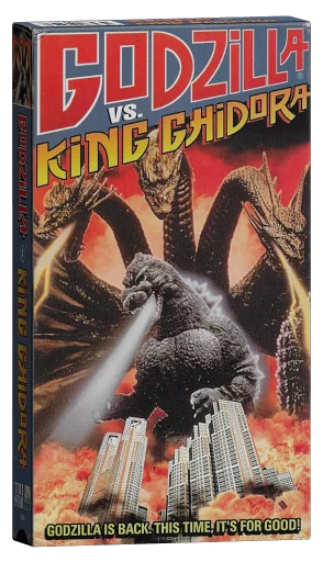 Godzilla vs. King Ghidorah VHS, Columbia TriStar Home Video
