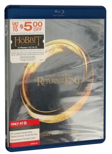 The Lord of the Rings: The Return of the King Blu-ray, New Line Cinema