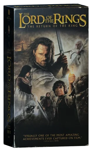 The Lord of the Rings: The Return of the King VHS, New Line Home Entertainment