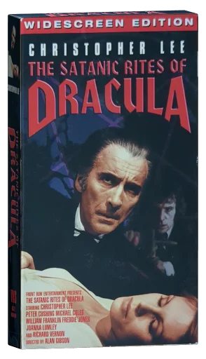 The Satanic Rites of Dracula VHS, Front Row Entertainment