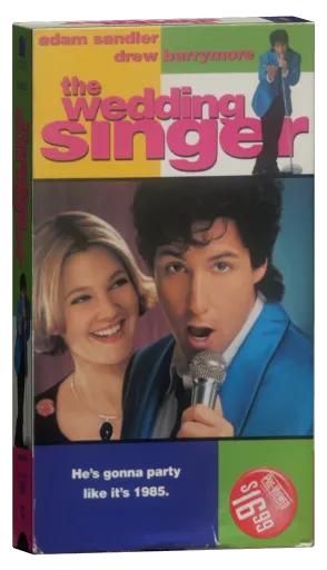 The Wedding Singer VHS, New Line Home Video