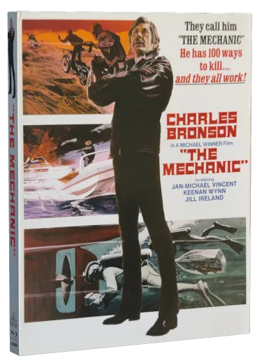The Mechanic Blu-ray cover
