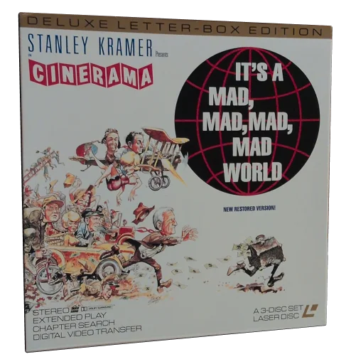 It's a Mad, Mad, Mad, Mad World Laserdisc, MGM/UA Home Video