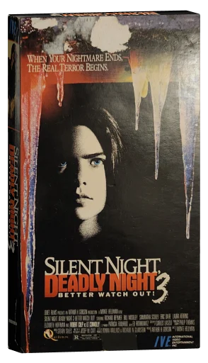 Silent Night, Deadly Night III: Better Watch Out! VHS, IVE (International Video Entertainment)
