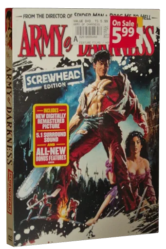 Army of Darkness DVD, Universal Studios Home Video