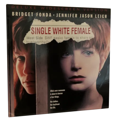 Single White Female Laserdisc, Columbia TriStar Home Video