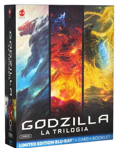 Godzilla La Trilogia Blu-ray cover
