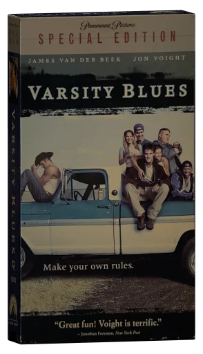Varsity Blues VHS, Paramount Pictures