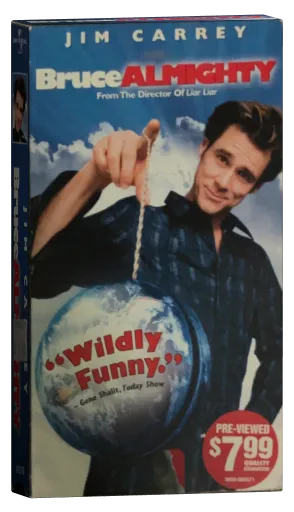 Bruce Almighty VHS, Universal