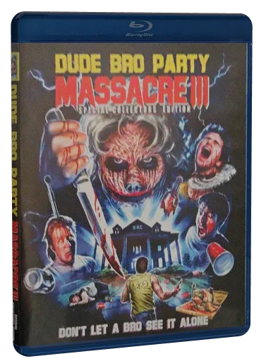 Dude Bro Party Massacre III Blu-ray, Scream Team Releasing
