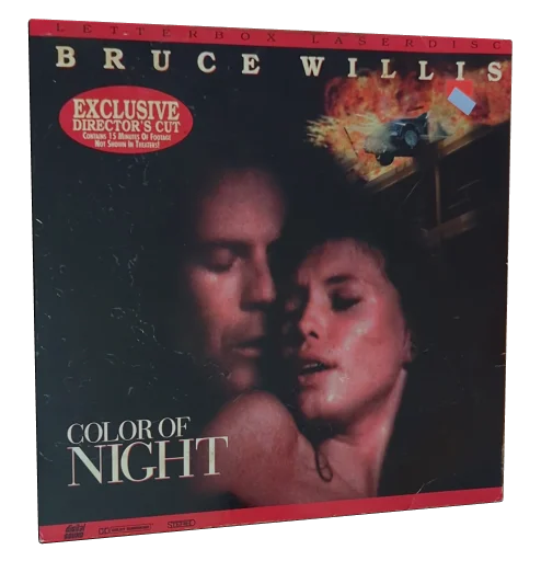 Color of Night Laserdisc, Buena Vista Home Video