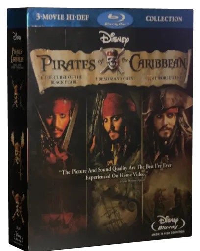 Pirates of the Caribbean: The Curse of the Black Pearl Blu-ray, Walt Disney Home Video