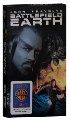Battlefield Earth VHS cover