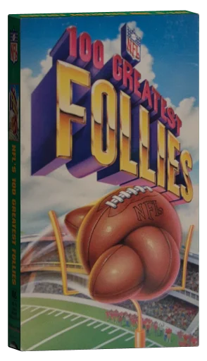 NFL's 100 Greatest Follies VHS cover