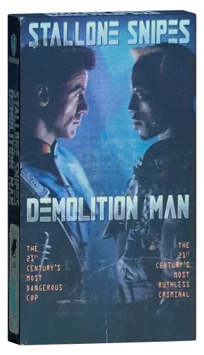 Demolition Man VHS, Warner Home Video