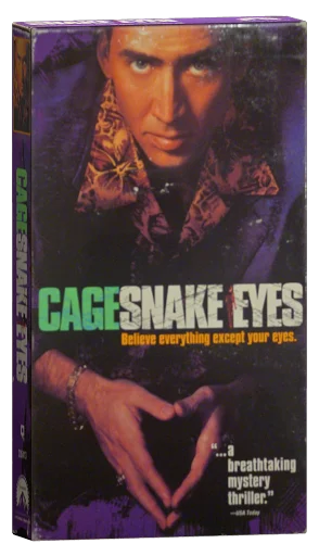 Snake Eyes VHS, Paramount Pictures