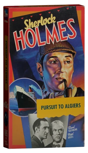 Sherlock Holmes: Pursuit to Algiers VHS cover
