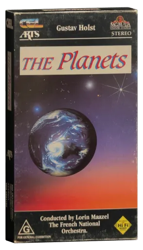 The Planets VHS cover