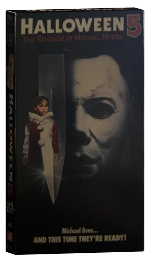 Halloween 5: The Revenge of Michael Myers VHS, CBS/FOX Video