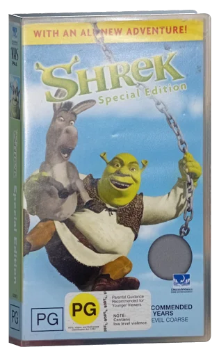Shrek VHS, DreamWorks Animation Home Entertainment
