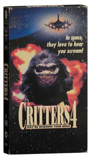 Critters 4 VHS, New Line Home Video
