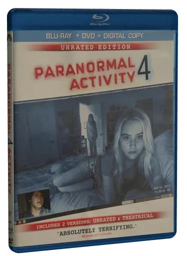 Paranormal Activity 4 Blu-ray, Paramount