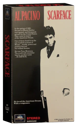 Scarface VHS, MCA Universal Home Video