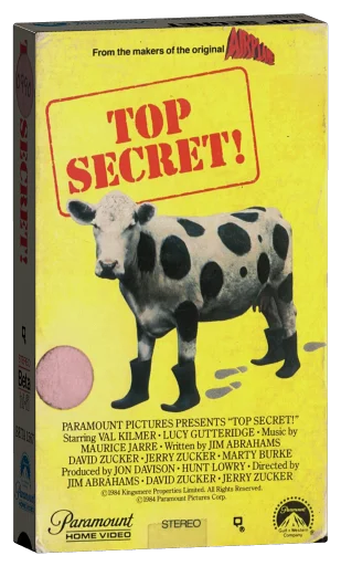 Top Secret! Betamax, Paramount Home Video