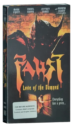 Faust: Love of the Damned VHS, Lions Gate Home Entertainment