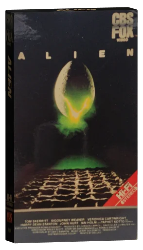 Alien VHS, CBS/FOX Video