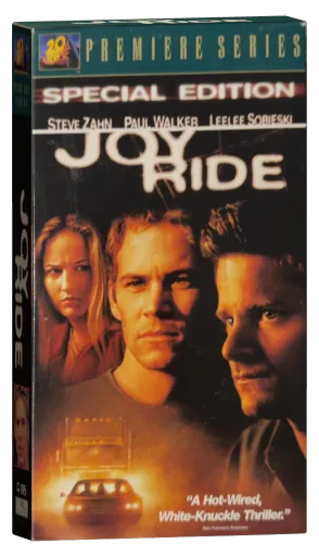 Joy Ride VHS, 20th Century Fox Home Entertainment
