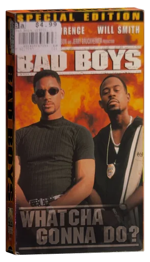 Bad Boys VHS, Columbia TriStar Home Video