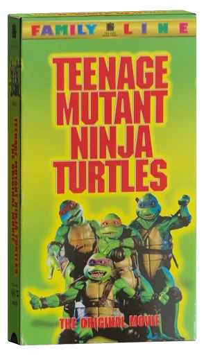 Teenage Mutant Ninja Turtles VHS, New Line Home Video