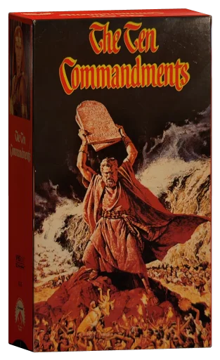 The Ten Commandments VHS, Paramount