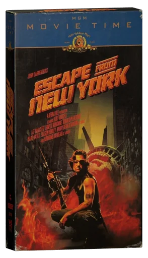 Escape from New York VHS, MGM Home Entertainment