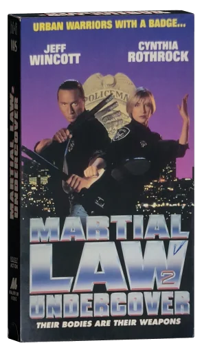 Martial Law II: Undercover VHS cover