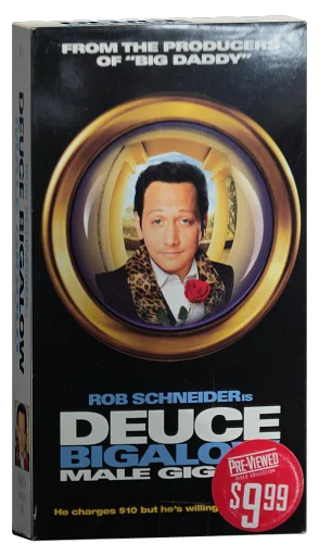 Deuce Bigalow: Male Gigolo VHS, Touchstone Home Video