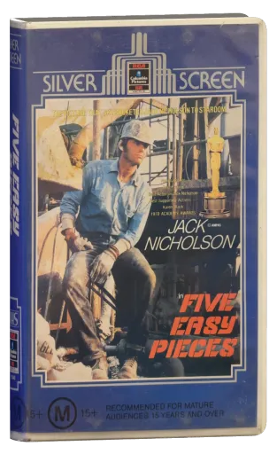 Five Easy Pieces VHS, Columbia Pictures