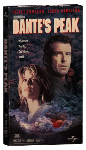 Dante's Peak VHS, Universal Studios Home Video
