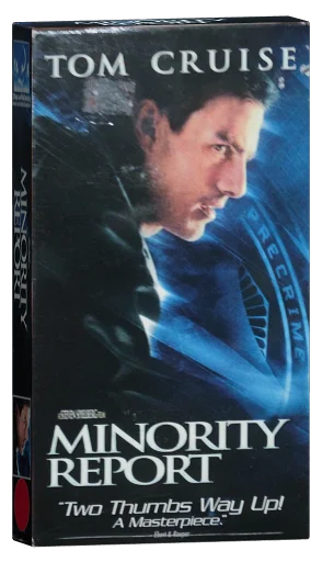 Minority Report VHS, DreamWorks Home Entertainment