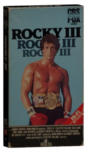 Rocky III VHS, CBS/FOX Video
