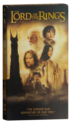 The Lord of the Rings: The Two Towers VHS, New Line Home Entertainment