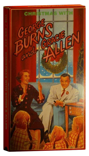 "The George Burns and Gracie Allen Show" Christmas with Mamie Kelly VHS cover