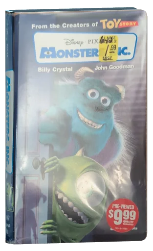 Monsters, Inc. VHS, Buena Vista Home Entertainment