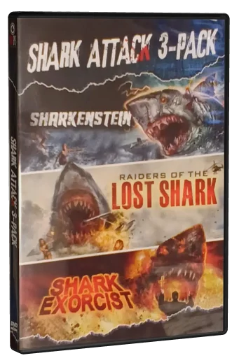Shark Attack 3-Pack DVD cover