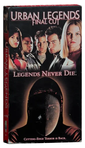 Urban Legends: Final Cut VHS, Columbia TriStar Home Video